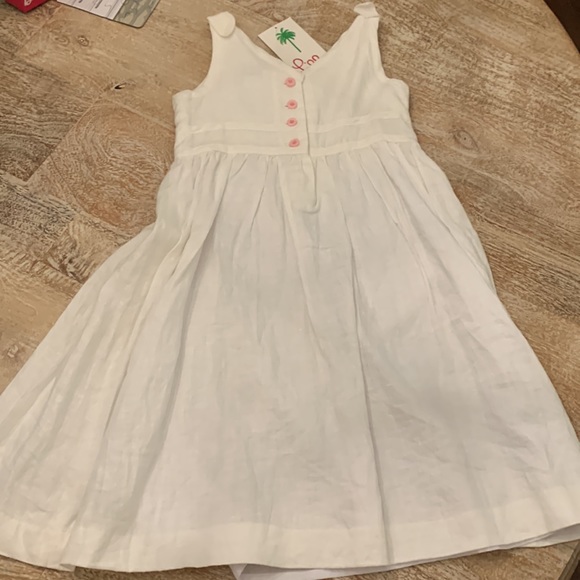 Girls Lilly Pulitzer linen dress - Picture 4 of 5